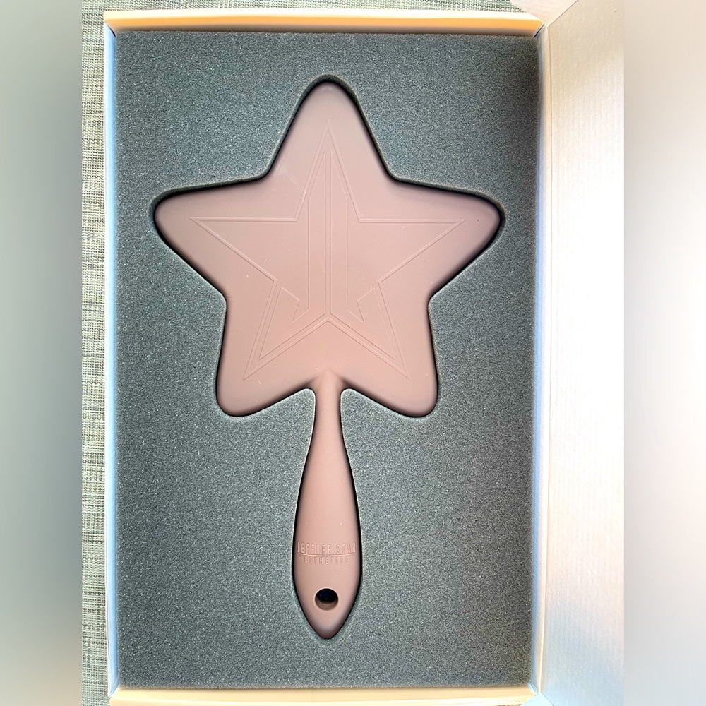Jeffree Star Cosmetics soft touch nude handheld mirror